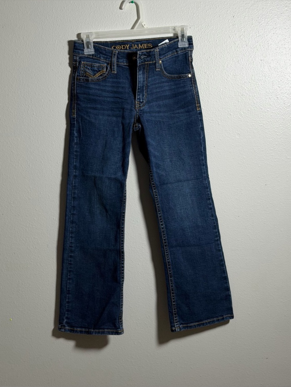 Cody James Boys Kids Denim Dark Blue Western‎ Straight-Leg Jeans size 10 Regular